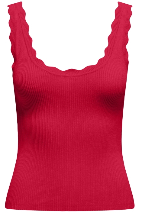 Jacqueline de Yong jdynanna s/l scallop edge top knt n